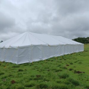 9m x 21m Peg & Pole Tent